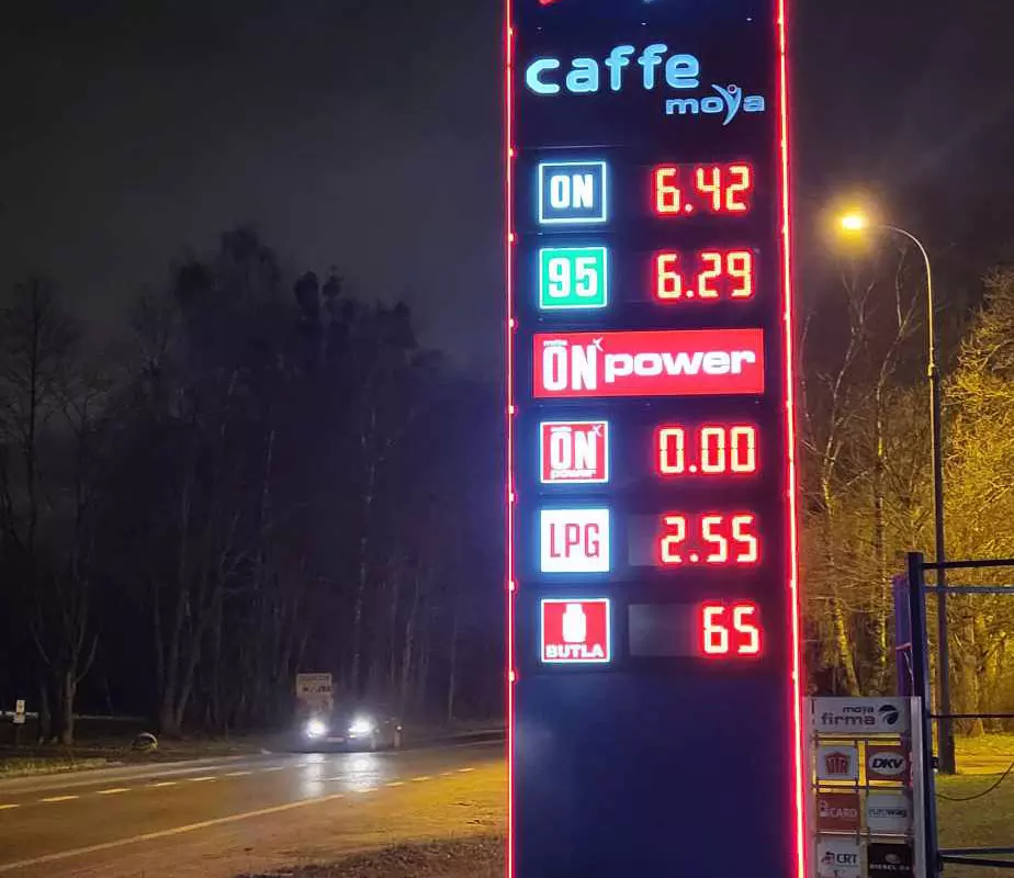 Litr benzyny to obecnie ponad 2,2 litra LPG